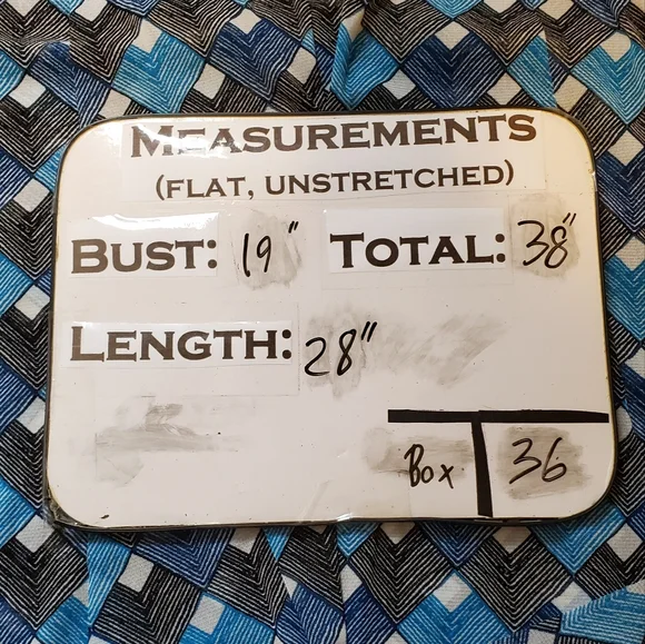 Alfani Light Geometric Blouse 1X - Picture 6 of 6